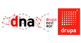 logo di drupa DNA | Düsseldorf